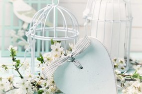 Tablou natura moartă romantică în stilul vintage