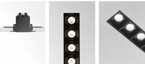Corp incastrabil cu 5 spoturi LED Lika fi trimless 12w 3000k