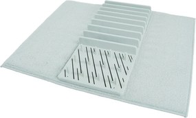 Scurgător de vase albastru deschis din plastic 50x38 cm – Homéa