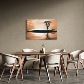 Tablou - Copaci pe insulă (90x60 cm)