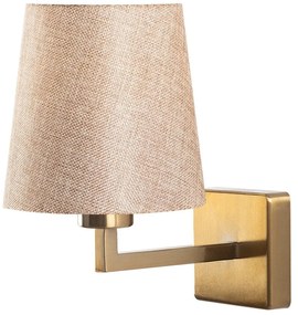 Aplică de perete bej/aurie ø 18 cm Profil – Opviq lights