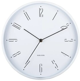 Karlsson 5988WH ceas de perete design alb, dia. 30cm