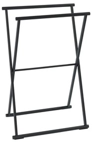 Suport pliabil pentru prosoape Wenko Lava, negru