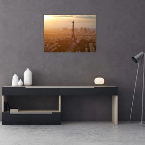 Tablou pe sticlă - Turnul Eiffel (70x50 cm)