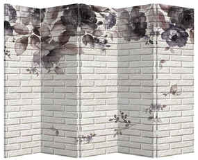 Paravan - Perete și buchet (210x170 cm)
