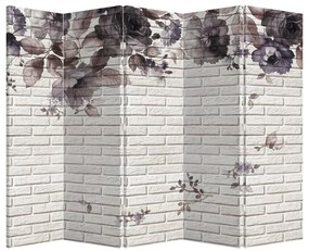 Paravan - Perete și buchet (210x170 cm)