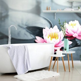 Fototapet autoadeziv floare de lotus în lac