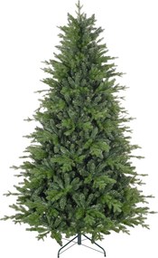 HOMCOM Brad de Crăciun Artificial cu 1821 Crengi, Brad de Crăciun Pliabil cu Bază Metalică, Ø117x180 cm, Verde | Aosom Romania