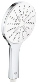 Para dus Grohe Rainshower Eco SmartActive 130 cu 3 jeturi, crom alb (moon white)