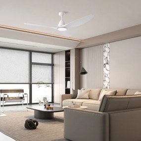 ZEVENTI - Ventilator de tavan URBINO LED/20W/230V Wi-Fi Tuya, alb + telecomandă