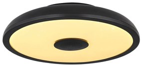 Plafoniera LED RGB cu telecomanda si difuzor RAFFY negru