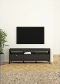 Comodă TV neagră 151x54 cm Madrid – Tvilum