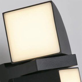 Searchlight 36150BK - Aplică LED de exterior DAKOTA 2xLED/4W/230V IP44