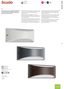 Aplică LED de exterior Redo 90191 SCUDO LED/10W/230V 3000K IP54 antracit