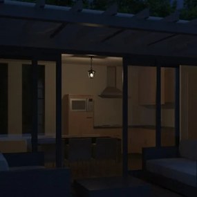 Philips 15386/30/16 -  Lustra MYGARDEN CREEK 1xE27/60W/230V negru