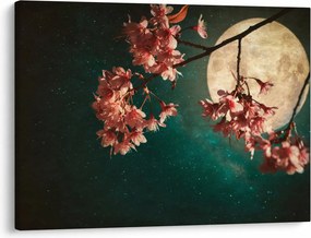Tablou - Sakura în luna plină (70x50 cm)