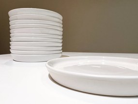 Farfurie Desert Casablanca Alb 20 cm (glazura din minerale)