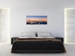 Tablou - zgârie norii unui oraș mare (120x50 cm)