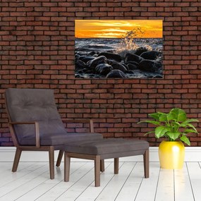 Tablou cu valurile mării (90x60 cm)