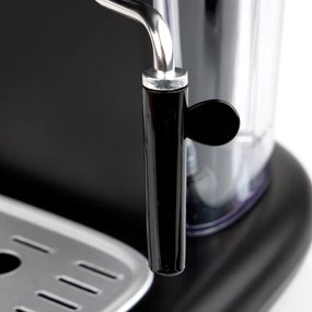 Espressoare Crown CEM-1525, 850W, 15 bar, 1.2 l, Încălzire cești, Abur, Rezervor mobil, Disc cremă, Negru