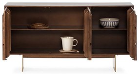 Comodă maro din lemn de mango 145x76x40 cm Trisha – MOME