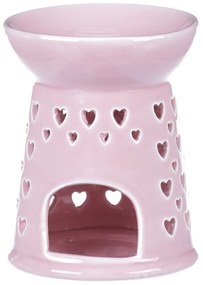 Lampa aromatica din porțelan Pink, 11 x 11 x 14 cm