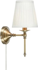 Markslöjd 108968 - Lampă de perete MANOR 1xE14/40W/230V albă/alamă