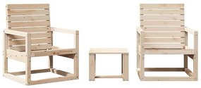 832552 vidaXL Set mobilier de grădină, 3 piese, lemn masiv de pin