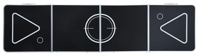 Masa de joc cu bere tip ping pong, pliabila, negru, 240 cm
