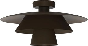Plafonieră PLATO 1xE27/15W/230V, Ø 32 cm, maro