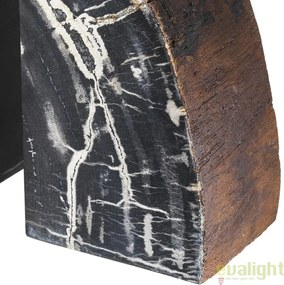 Suport de carti din lemn pietrificat LUX Opia 112446 HZ