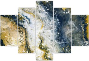 Tablou - Abstract auriu (150x105 cm)