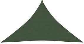 Panza parasolar, verde inchis, 4x4x5,8 m, HDPE, 160 g m  ²