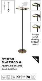 Lampadar, Lampa de podea LED stil modern Aerial