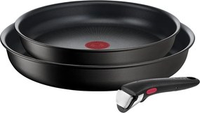 Tigăi cu suprafață antiaderentă/cu mâner reglabil 2 buc. ø 26 cm Ingenio Unlimited L7639032 – Tefal