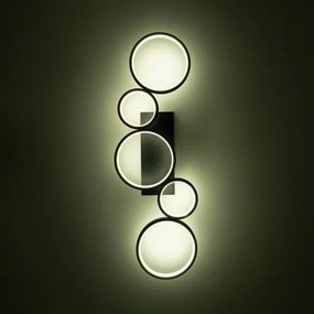 BRILAGI - Plafonieră LED reglabilă RINGO LED/34W/230V negru + telecomandă