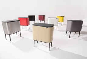 Cos de gunoi Brabantia Bo Touch 651105, 36 l, Deschidere lina si silentioasa, Gri