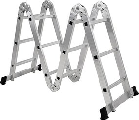 Scară pliabilă din aluminiu 6 în 1