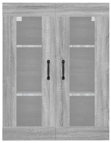 Dulap de perete suspendat, gri sonoma, 69,5x34x90 cm 1, sonoma gri