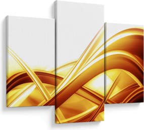 Tablou - Abstrac galben (90x60 cm)