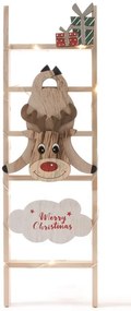 Decoratiune Ren pe scara, cu lumini led , 14x46 cm inaltime