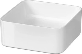 Lavoar pe blat Cersanit Crea alb lucios 35 cm