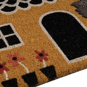 Covoraș de intrare din fibre de nucă de cocos 45x75 cm Villa – Casa Selección