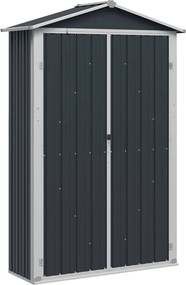 vidaXL Șopron de grădină, antracit, 116x45x175 cm, oțel galvanizat