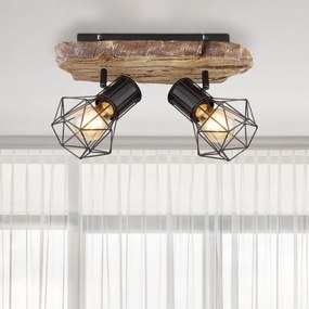 Globo 54017W-2 - Spot PRISKA 2xE27/60W/230V