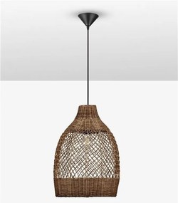 Lustra/Pendul ratan design natural SOLITA maro