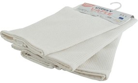 Șervet de bucătărie B.E.S. Petrovice vafe, alb, 40 x 60 cm, set 3 buc.