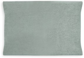 Husa de protectie Hunter Mint pentru salteaua de infasat ,   bumbac buclat, elastic pe contur, 80x50 cm, Bonjourbebe