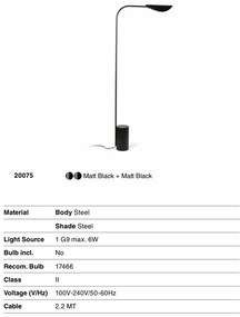 Lampadar, Lampa de podea LIGGERA