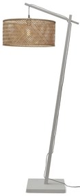 Lampadar eco din bambus Java L white/50x22, nat